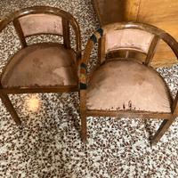 Poltroncine e pouf anni 50