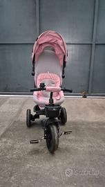 TRICICLO KINDERKRAFT colore Rosa.