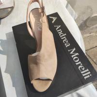 scarpe pelle N.38 Andrea Morelli