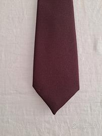 Cravatta uomo amaranto 