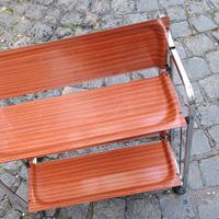 tavolino pieghevole con rotelle 