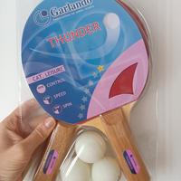 Racchette set garlando thunder 2 racchette 3 palli