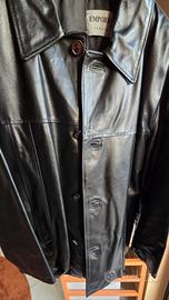 Trench vera pelle taglia XL 
