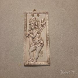 Formella Ceramica Bassorilievo Angelo