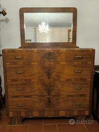 Cassettiera legno+2comodine