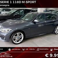 BMW 118d SERIE 1 M SPORT FINANZIABILE