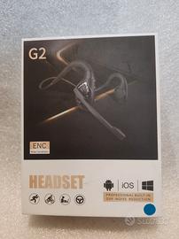 G2 cuffie bluetooth con microfono a braccio, cance