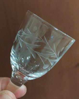 set 9 bicchierini liquore 