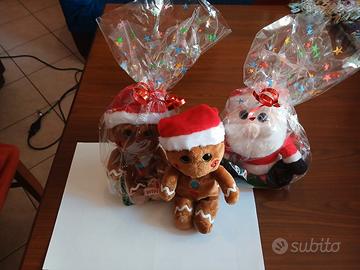 Set di 3  PUPAZZI  DI  NATALE 