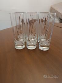 Set 6 bicchieri lunghi