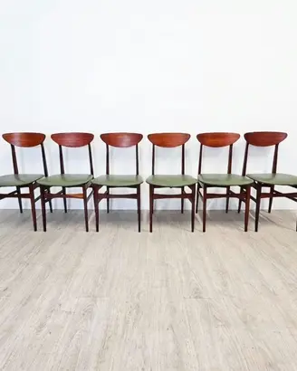 6 Sedie vintage modernariato
