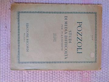 Spartito pianoforte Ettore Pozzoli studi