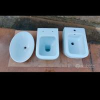 set WC Bidet Lavandino Ceramica  sanitari