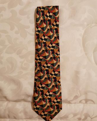 Gucci Cravatta originale 100% seta 