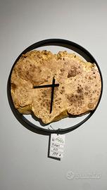 Orologio da parete in legno di pioppo