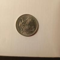 Moneta 20 cents suid Africa 1966