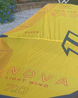 vela/ ala Wing North Nova light Wind 7 m