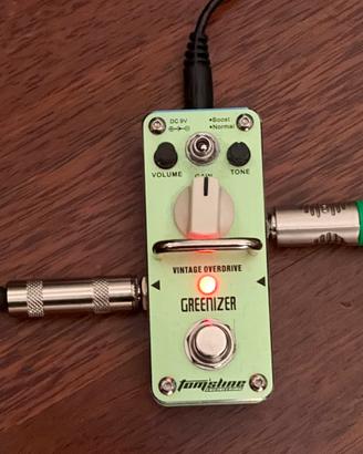 Pedale Overdrive Tom’sline Greenizer per chitarra