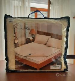 Coprimaterasso Woolmark singolo in Lana Merinos