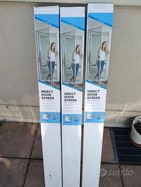 3 Zanzariere Porta 100x230 cm - Nuova in Scatola