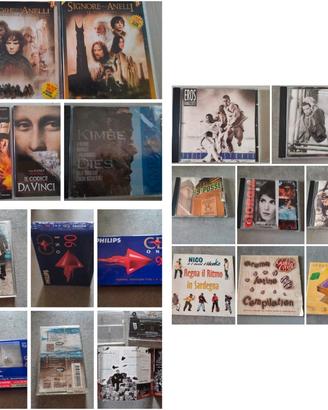 8 CD + 5 DVD + 2 AUDIO CASSETTE 