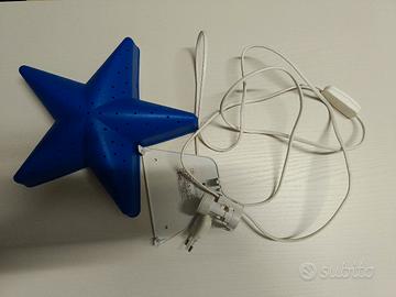 lampada da parete Ikea Stella blu
