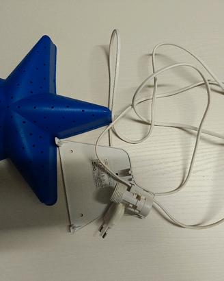 lampada da parete Ikea Stella blu