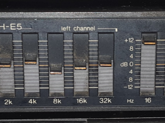 Technics SH-E5 stereo graphic equalizer hifi