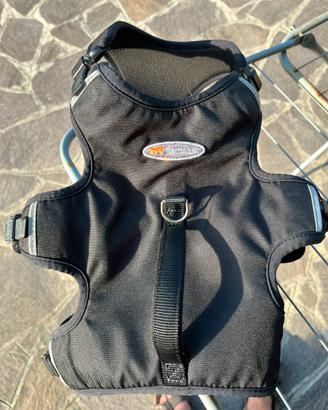 Pettorina per cani Ferplast Ergotrakking nera