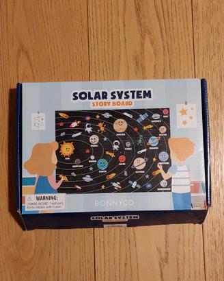 Gioco Educativo Sistema Solare Feltro Bonnyco