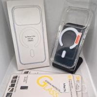 Cover Iphone 17 Pro magnetico Magsafe+2 pellicole