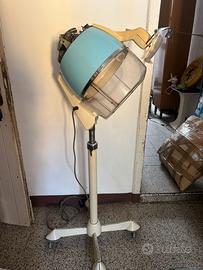 Casco asciugacapelli vintage parrucchiere