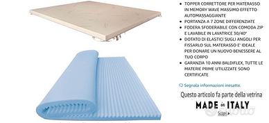 Topper per materasso