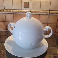 Zuppiera con piatto Rosenthal Asimmetria disegnata