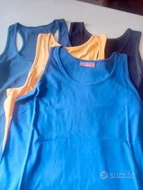 Set 4 canotte ragazzo uomo taglia S