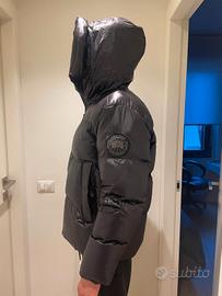 BOMBER NERO IMBOTTITO TAGLIA XL