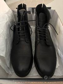 Scarpe stivaletto in pelle Trussardi Jeans Nuove