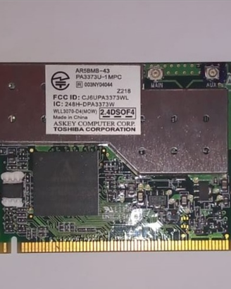 Scheda wireless TOSHIBA per notebook