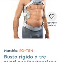 Corsetto P35 per colonna vertebrale 