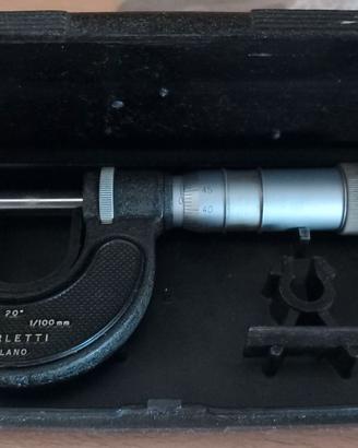 Micrometro Centesimale Borletti Milano (0-25 mm)