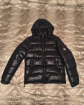 giubbino nero lucido Moncler