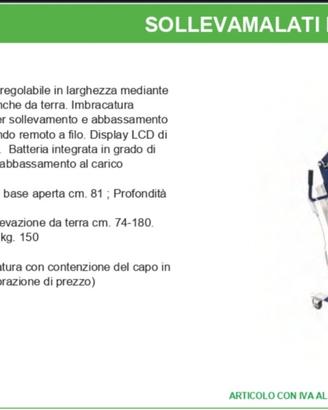 Sollevatore elettrico disabili e malati NUOVO