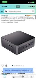 Mini Pc Intel Nuc potentissimo