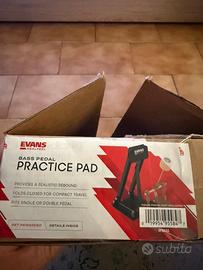 Evans real feel bass pedal practice pad