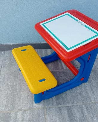 banchetto con  panca e lavagnette integrate Moby