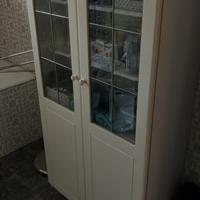 vetrina bianca 2 sportelli