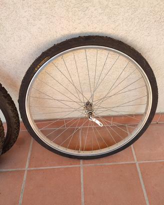gomma completa bicicletta 26'' tre copertoni