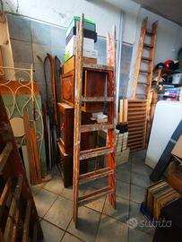 scala 6 pioli in legno 