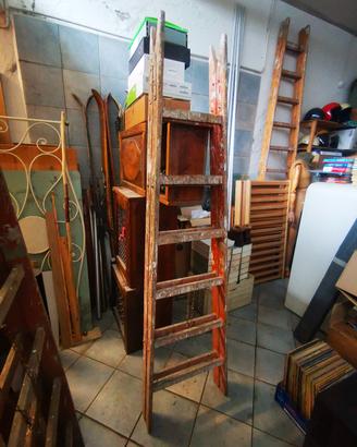 scala 6 pioli in legno 