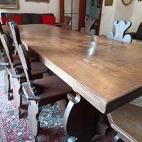 TAVOLO FRATINO IN MASSELLO DI CASTAGNO